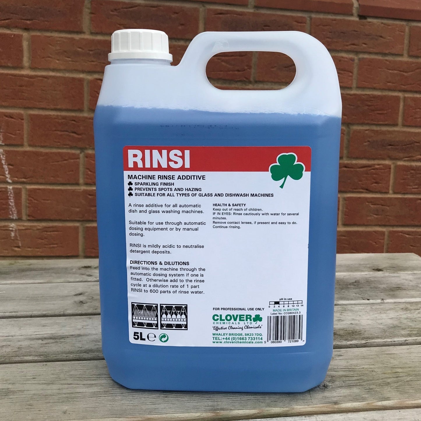 RINSI Machine Rinse Additive 5ltr - Cleaning Products UK