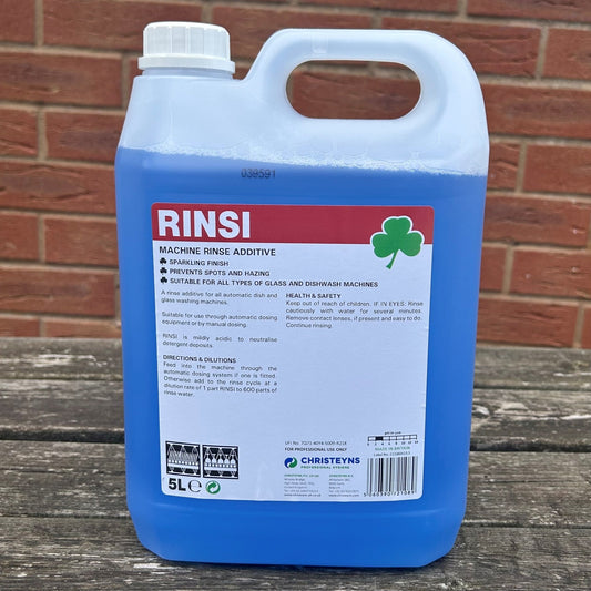 RINSI Machine Rinse Additive 5ltr - Cleaning Products UK