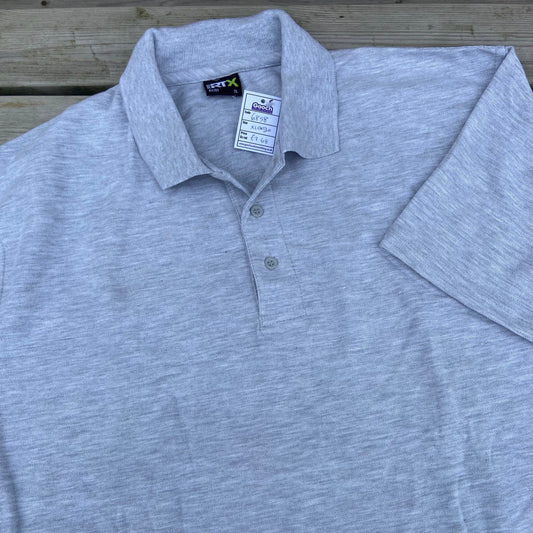 RX101 XLarge Heather Grey Polo Shirt - Cleaning Products UK