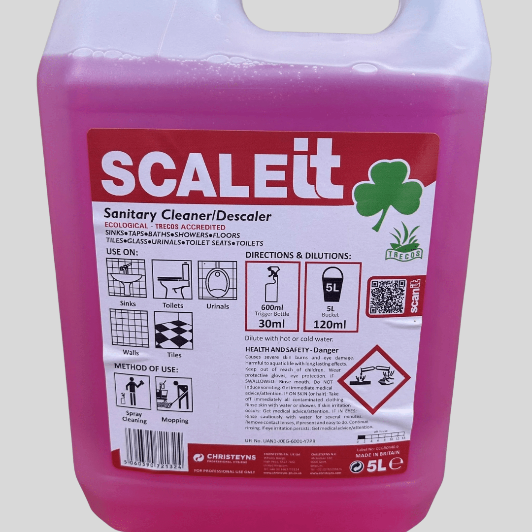 "Scaleit" Sanitary Cleaner & Degreaser 5ltr - Cleaning Products UK