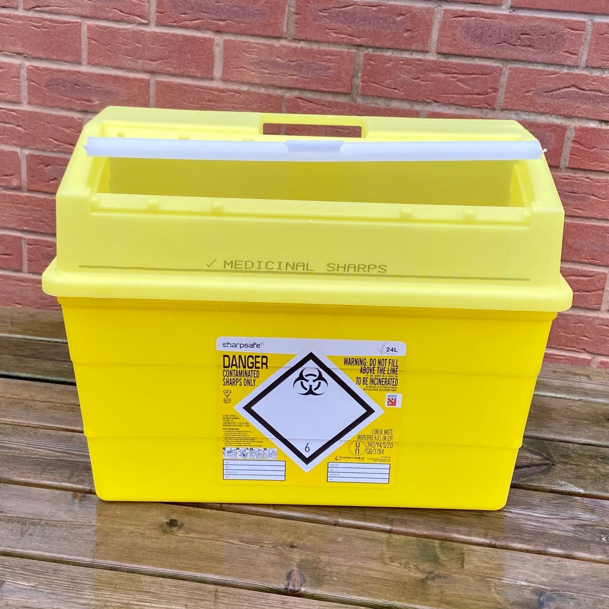 Sharps Disposal Containers - Needle Bin - Sharps Box - Cleaning Products UK