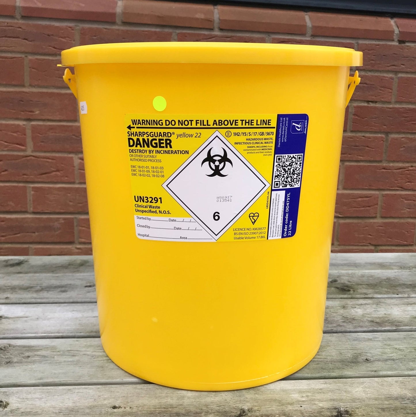 Sharps Disposal Containers - Needle Bin - Sharps Box - Cleaning Products UK