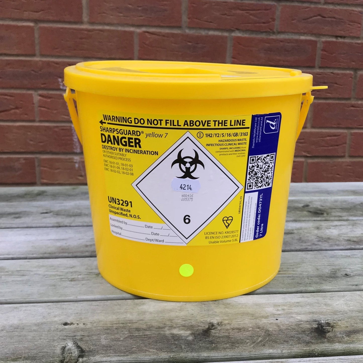 Sharps Disposal Containers - Needle Bin - Sharps Box - Cleaning Products UK