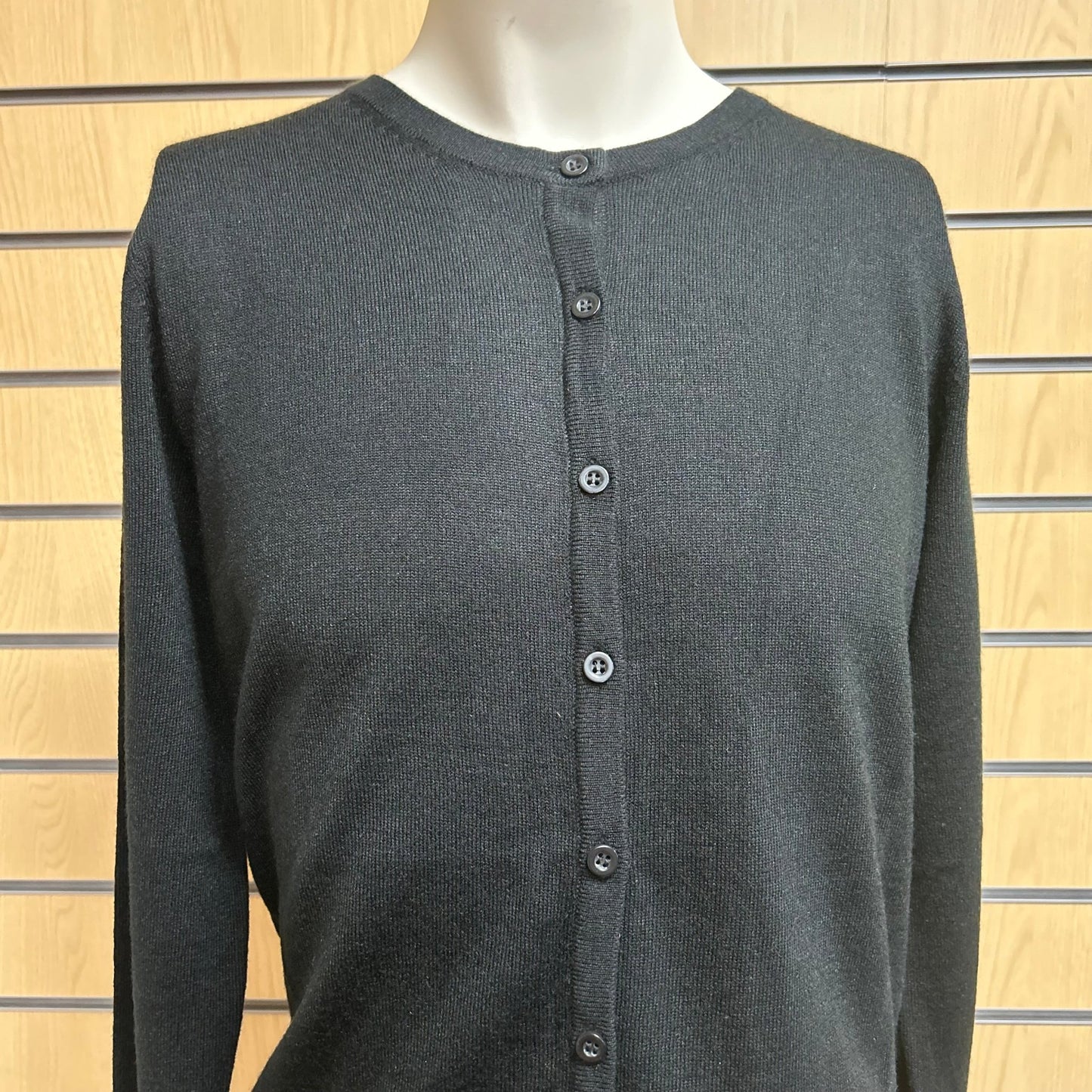 Size 12 Black Cardigan HENBURY H762 - Cleaning Products UK