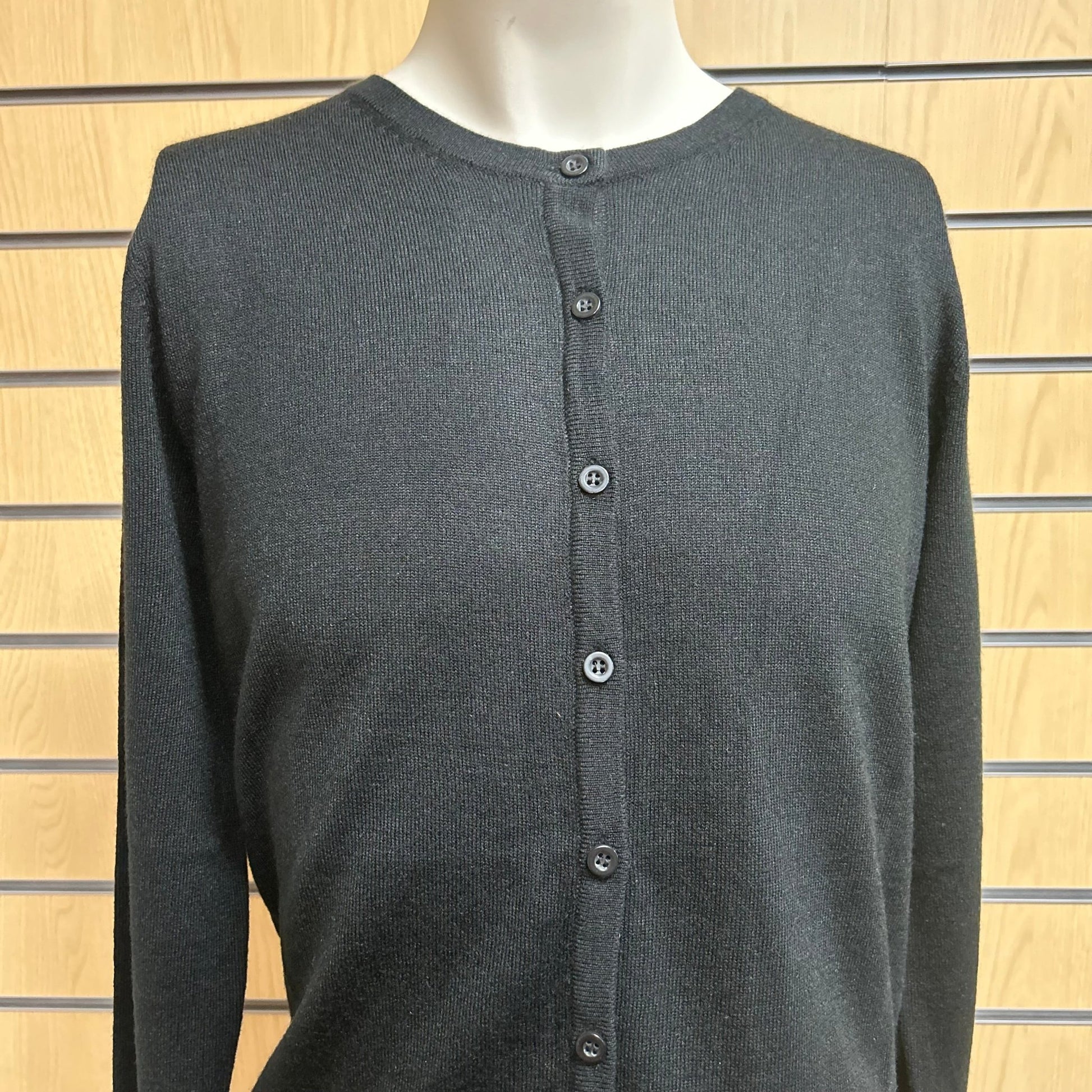 Size 12 Black Cardigan HENBURY H762 - Cleaning Products UK