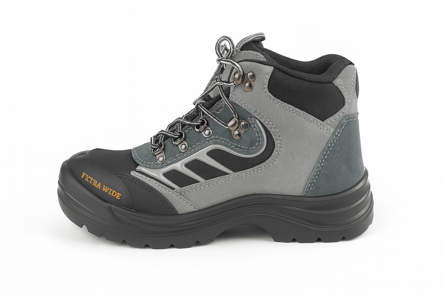 Size 9 Industrial footwear Black / Grey - Cleaning Products UK