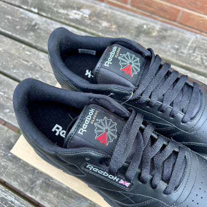 Size 9 Reebok Classic Black - Cleaning Products UK