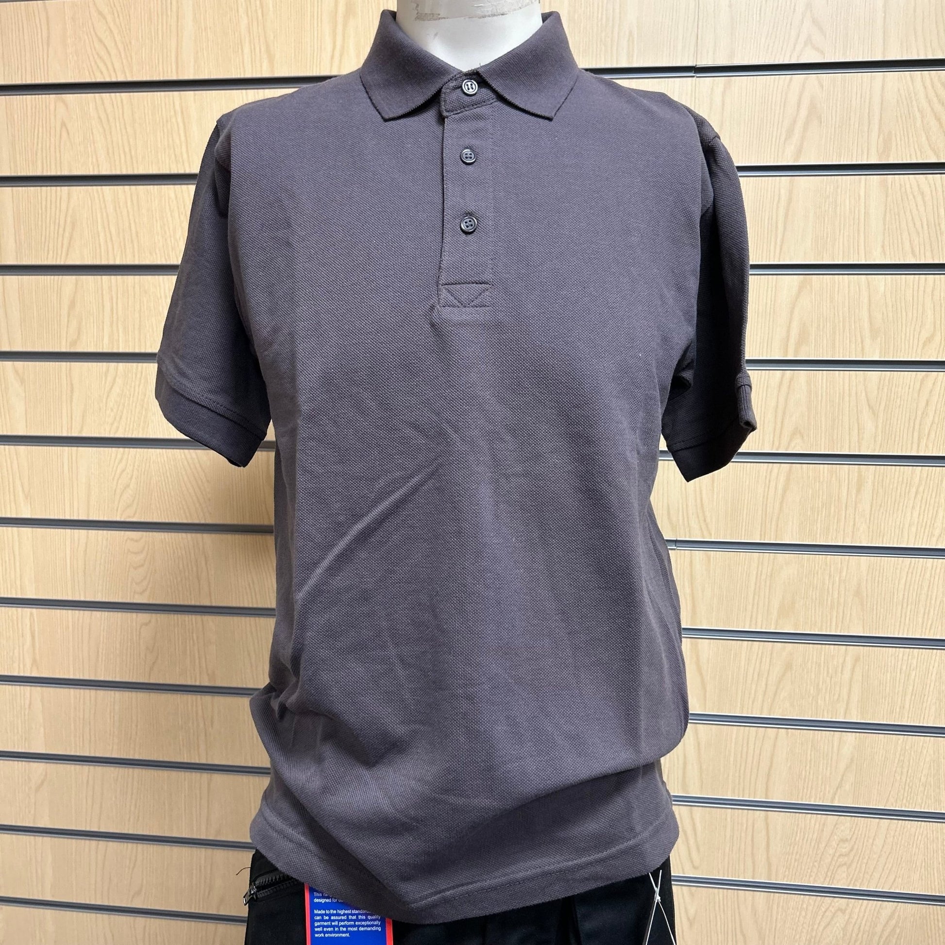 Small Henbury Polo Shirt | Charcoal Grey H400 - Cleaning Products UK