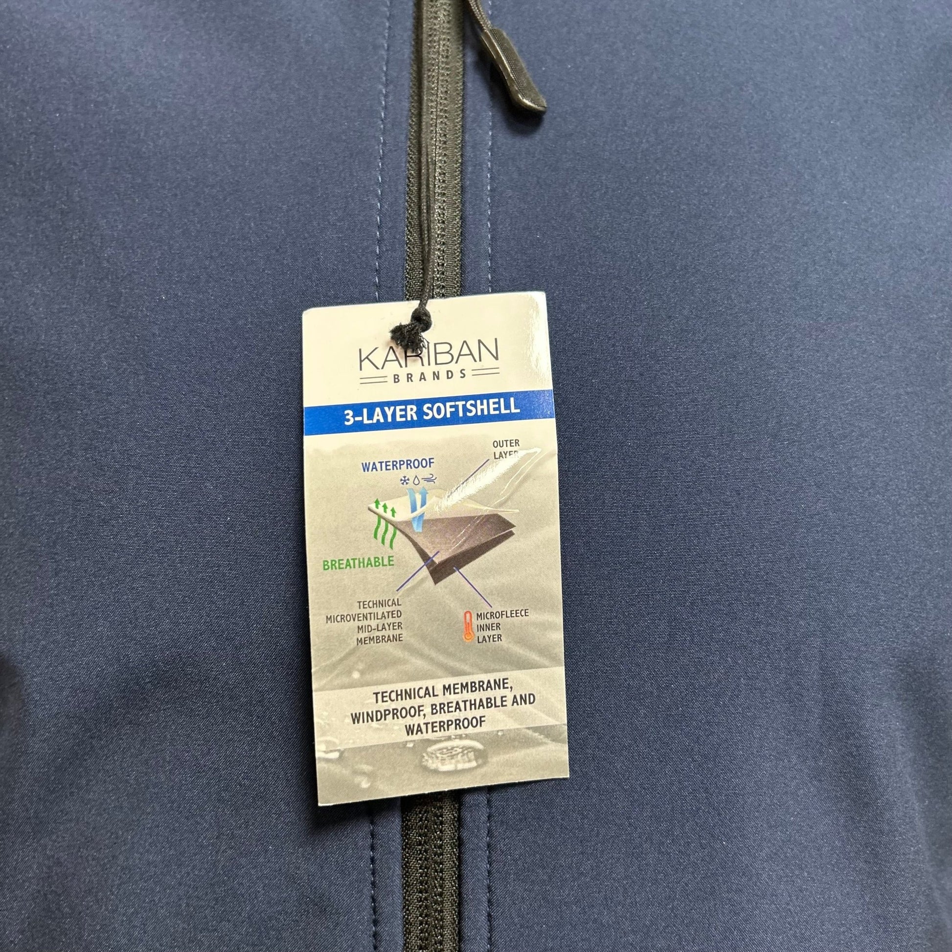 Small Navy Waterproof Jacket K400 - Cleaning Products UK