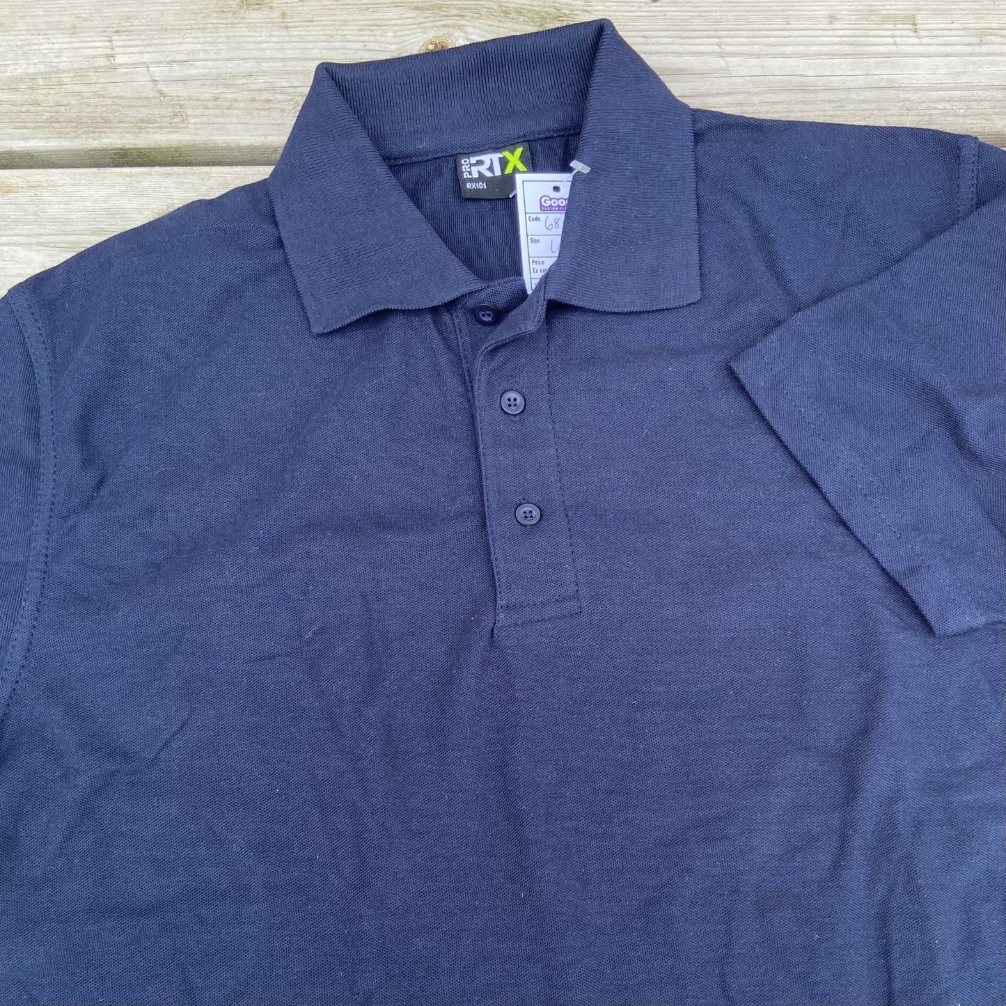 Small RX101 Navy Polo Shirt - Cleaning Products UK