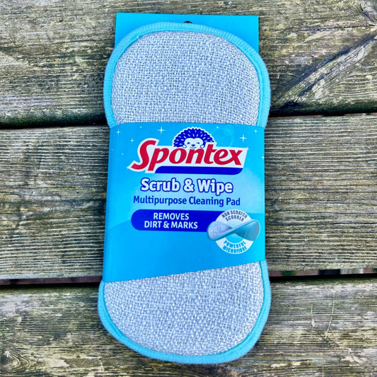 Spontex Scrub & Wipe Cleaning Pads - Cleaning Products UK