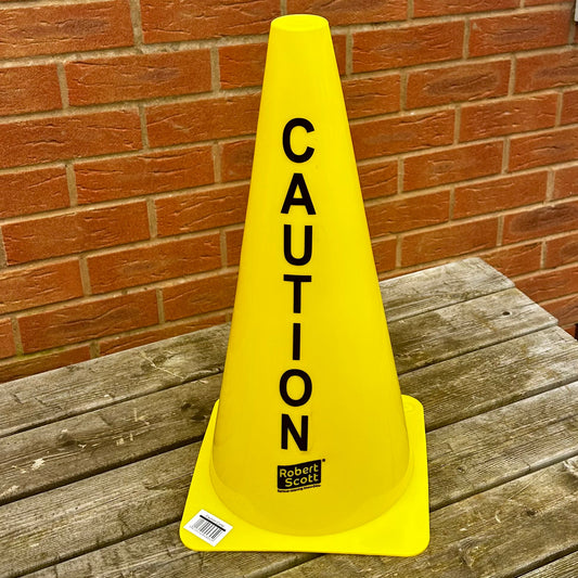 Stackable Caution Cone 46cm - Cleaning Products UK