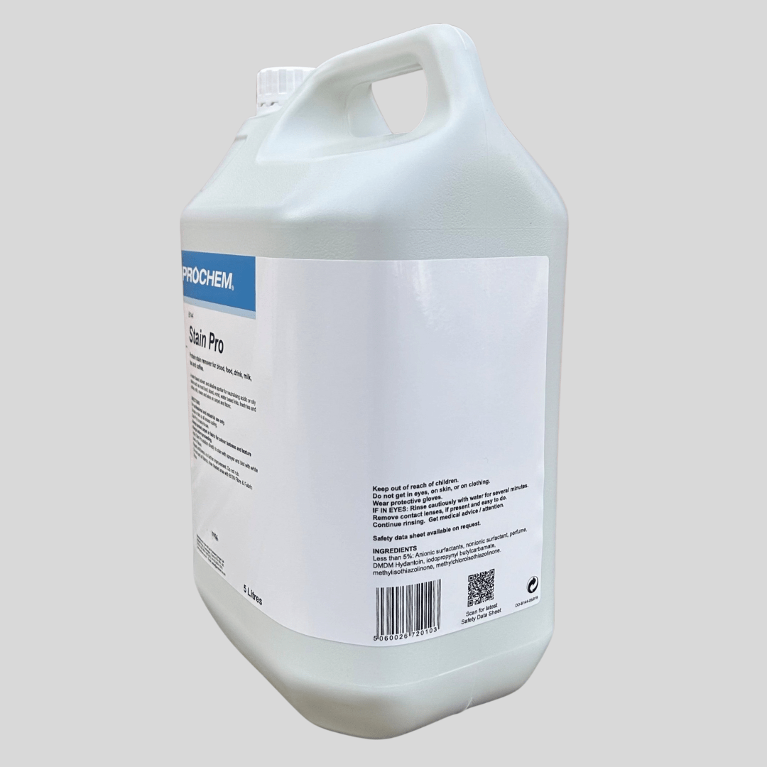 Stain Pro Remover 5 Litre – Multi - Purpose Carpet Stain Remover Prochem - Cleaning Products UK