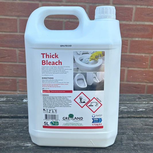 Thick Bleach 5ltr - Cleaning Products UK