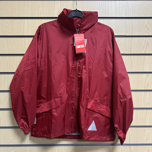 7–8 Years Red Rain Activewear Coat & Bag – Result R092J (Medium)
