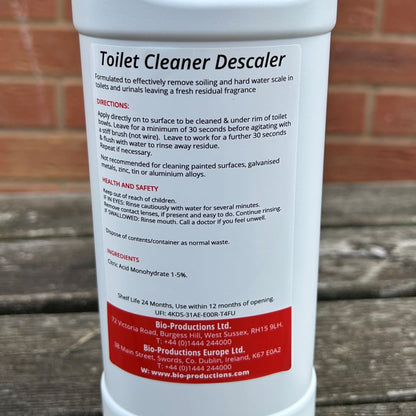 Toilet Cleaner & Descaler 750ml - Cleaning Products UK