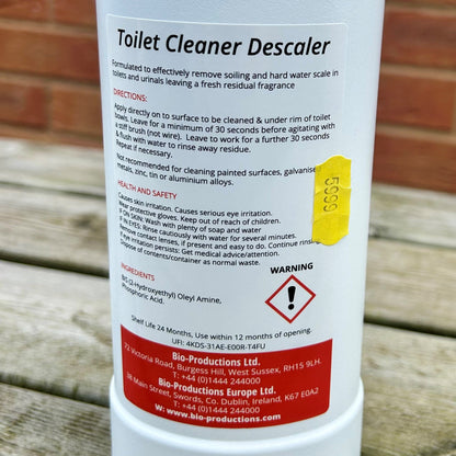 Toilet Cleaner & Descaler 750ml - Cleaning Products UK