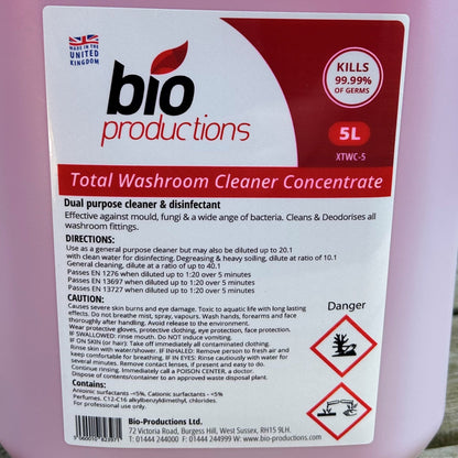 Total Washroom 5ltr - Cleaning Products UK