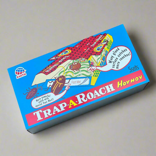 Trap - A - Roach HOY HOY – Non - Toxic Cockroach Traps (5 Disposable Insect Traps) - Cleaning Products UK