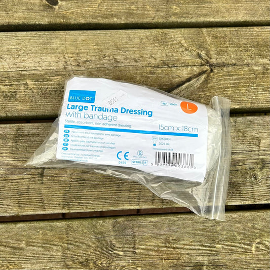 Trauma Medium Dressing Flow Wrapped 15x18cm - Cleaning Products UK