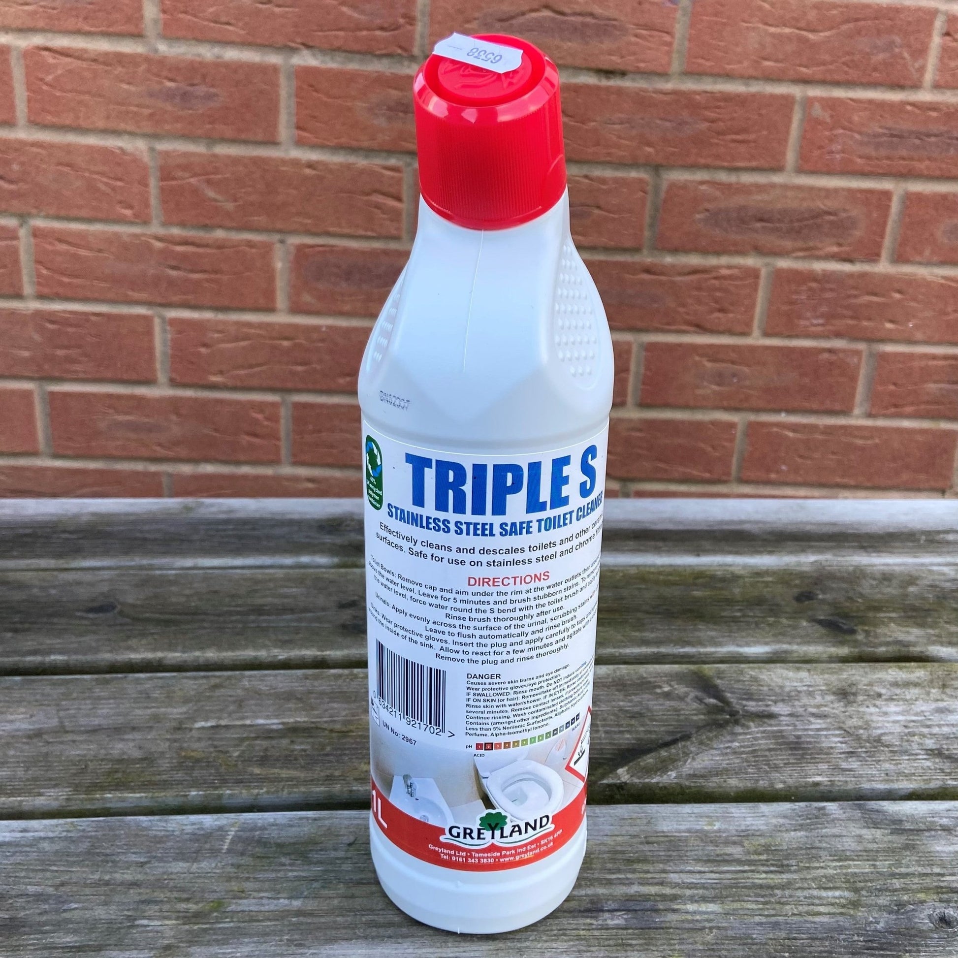 Triple Stainless Steel Safe Toilet Cleaner 1ltr - Cleaning Products UK