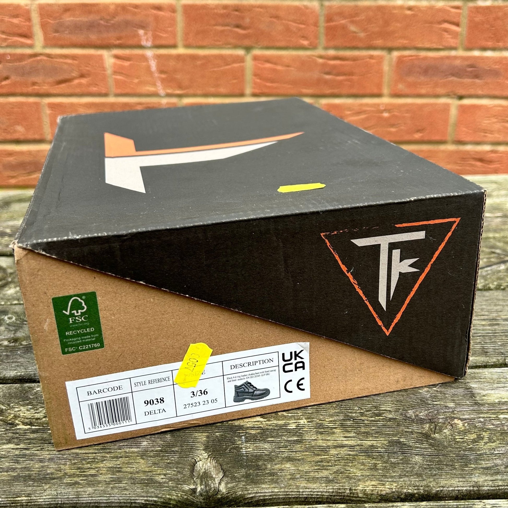 Tuff4life Safety Boots Size 3 - Cleaning Products UK