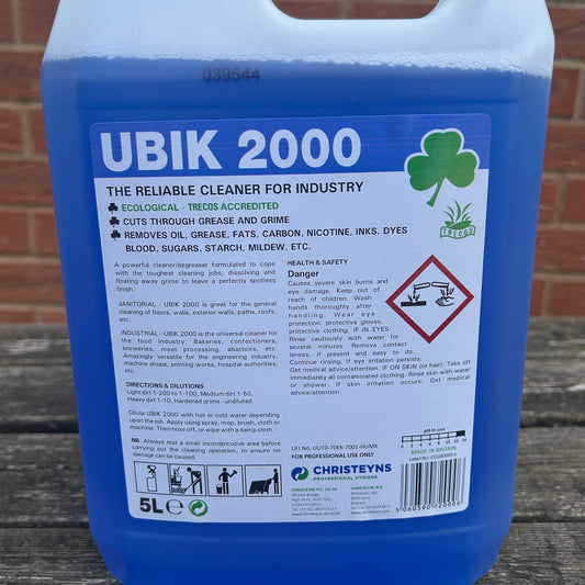 UBIK 2000 - Universal Cleaner Concentrate 5ltr - Cleaning Products UK