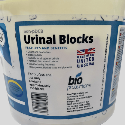 Urinal Blocks - Non pDCB 3kg Yellow - Cleaning Products UK