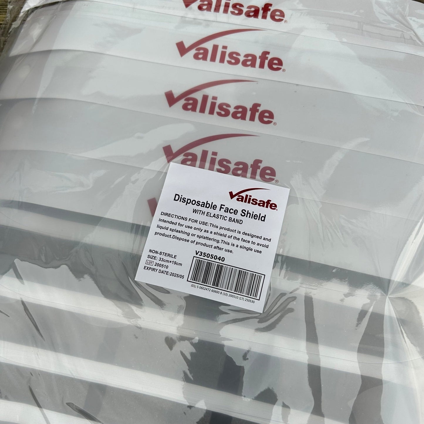 Valisafe Face Shields PK 10 - Cleaning Products UK