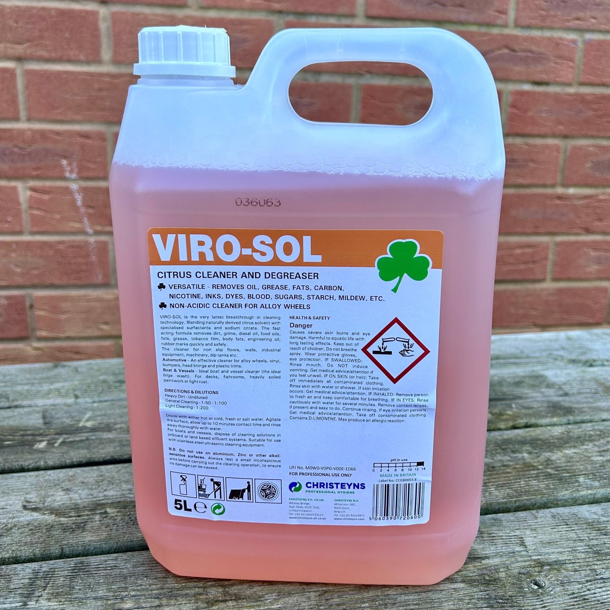 Viro - Sol 5ltr - Cleaning Products UK