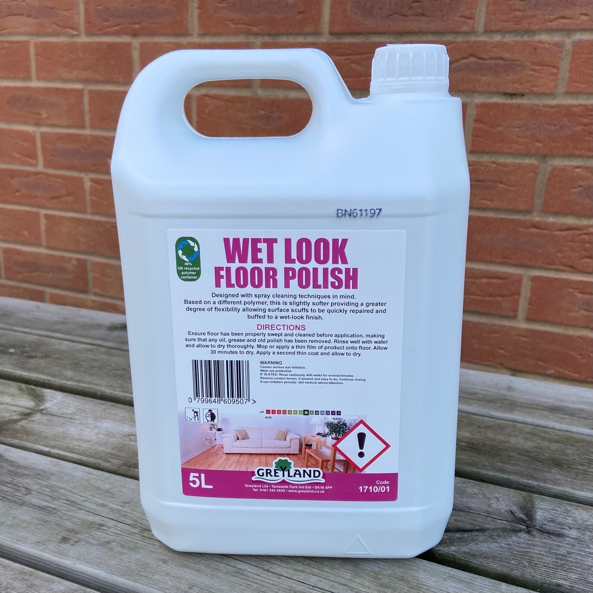 Wet Look Floor Polish 5ltr - Cleaning Products UK