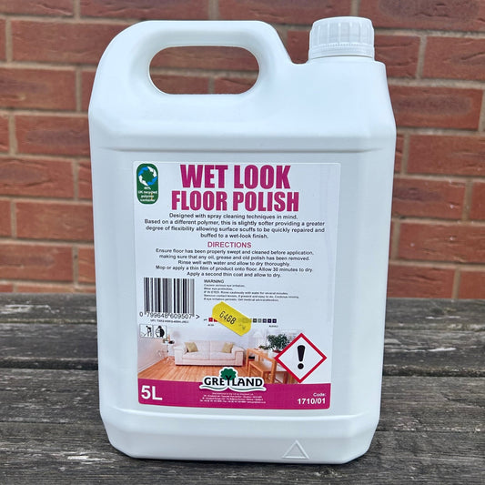 Wet Look Floor Polish 5ltr - Cleaning Products UK