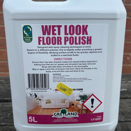 Wet Look Floor Polish 5ltr - Cleaning Products UK