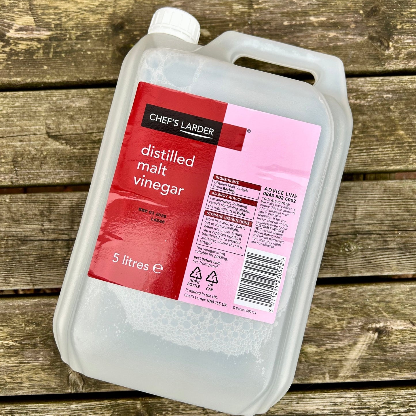 White Vinegar Distilled 5ltr - Cleaning Products UK