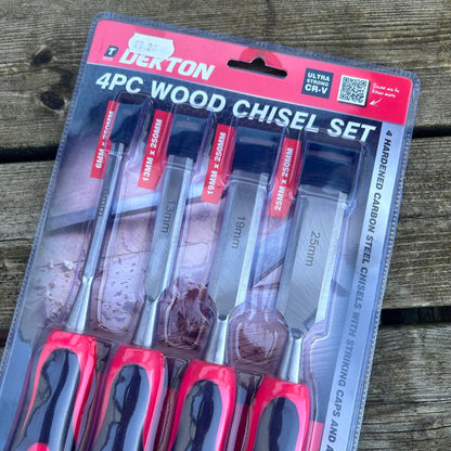 Wood Chisel Set of 4 - Cleaning Products UK