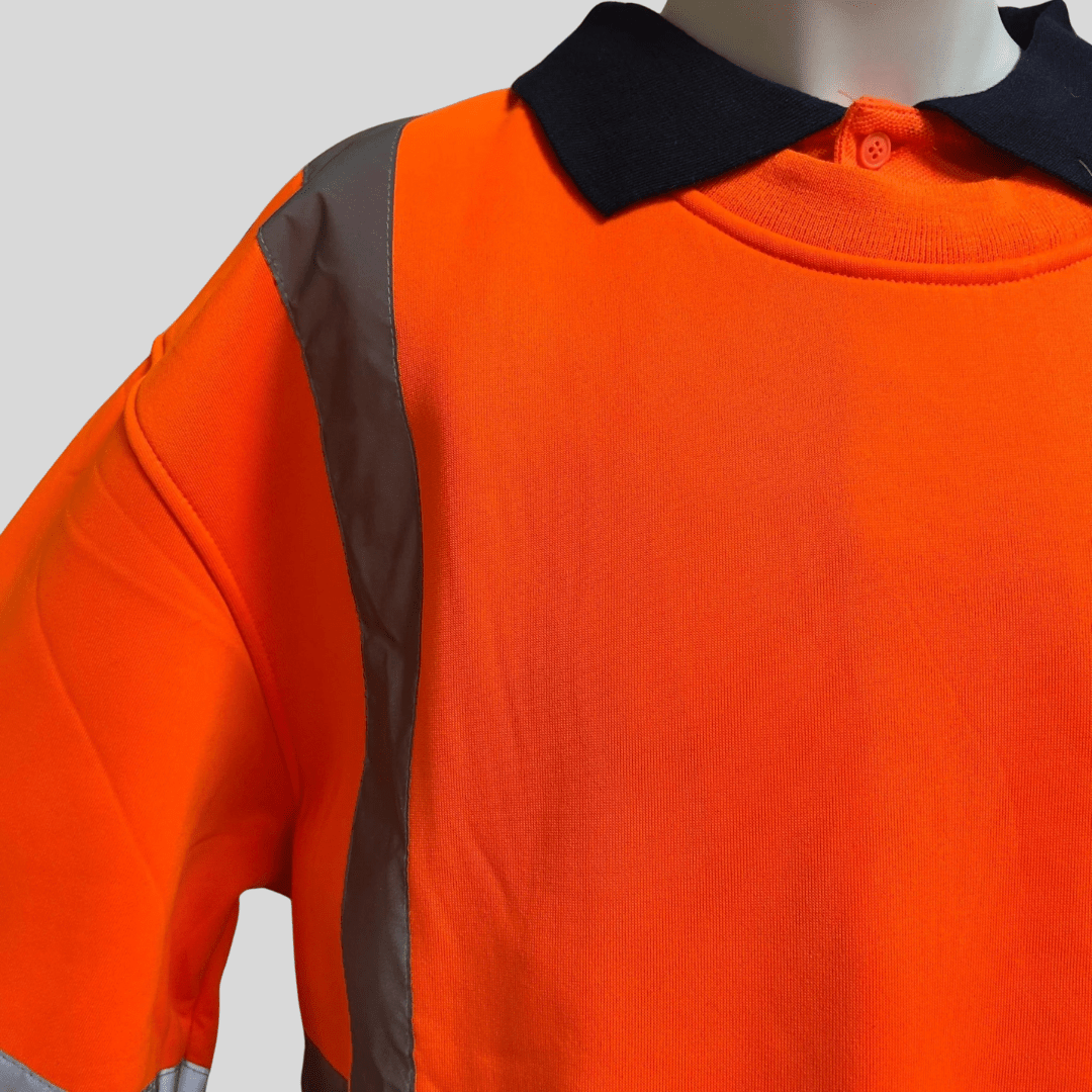 XLarge Orange Hi - Vis Sweatshirt Yoko HVJ510 - Cleaning Products UK