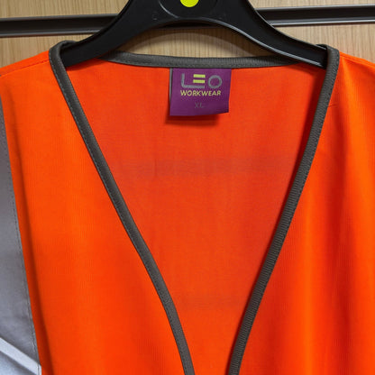 XLarge Women’s Superior Hi - Vis Waistcoat with Zip – Orange - Cleaning Products UK