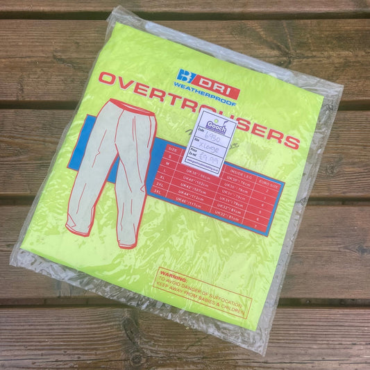 XLarge Yellow Waterproof Trousers - Cleaning Products UK