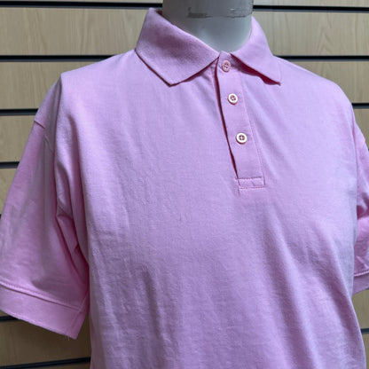 XSmall Uneek Jersey Polo Shirt | Light Pink (Oversized Fit) - Cleaning Products UK