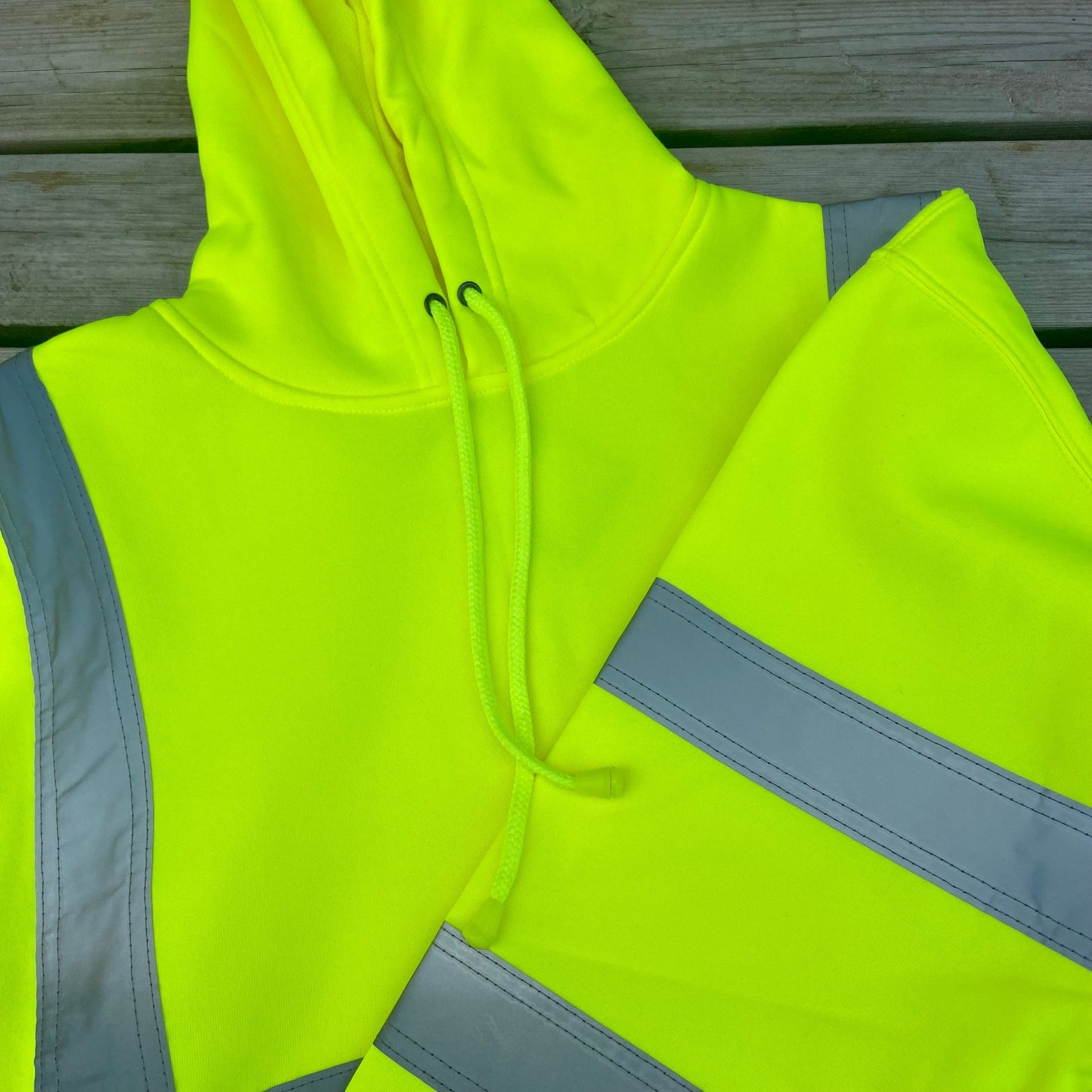 Yellow Hivis Hoodie - Cleaning Products UK