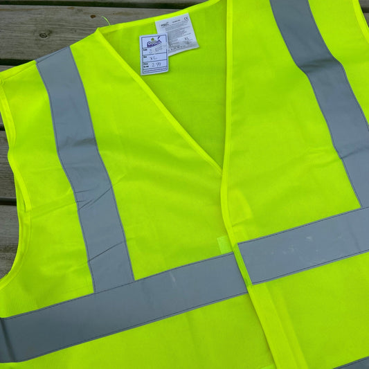 Yellow Hivis Vest - Cleaning Products UK