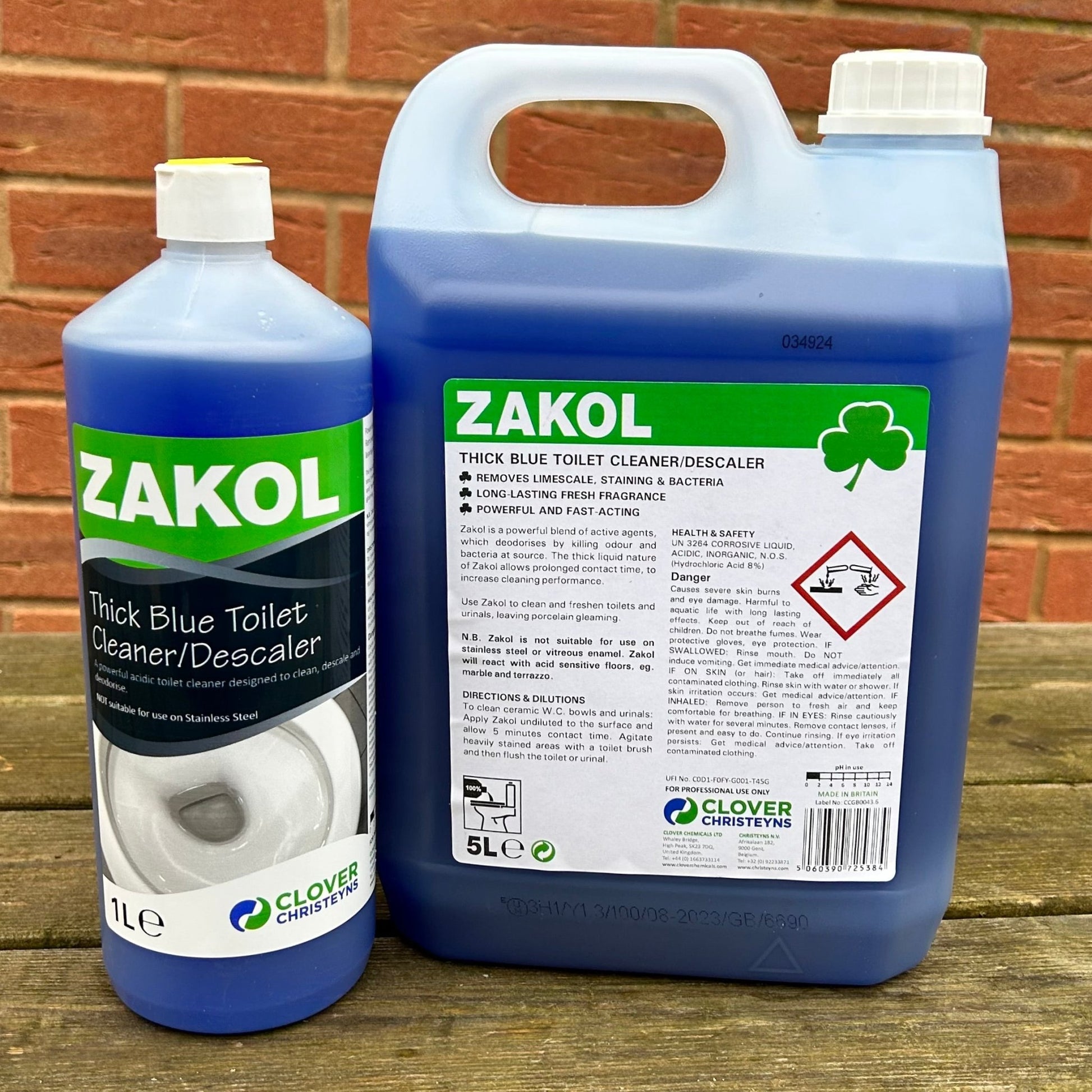 Zakol Toilet Cleaner and Descaler 1ltr - Cleaning Products UK