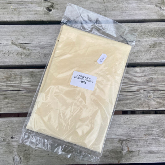 Large Genuine Chamois Leather Plain Bag