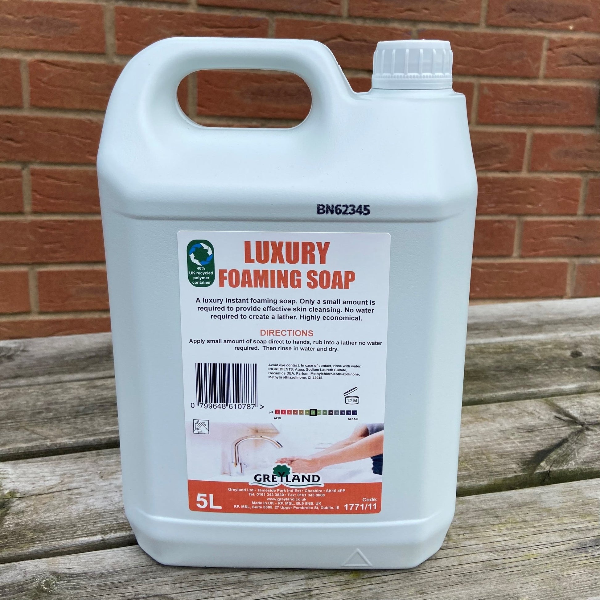 Luxury Foaming Soap 5ltr - Cleaning Products UK